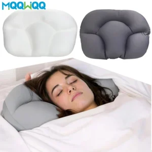 Travesseiro para dormir em forma de ovo com design ergonómico 3D.